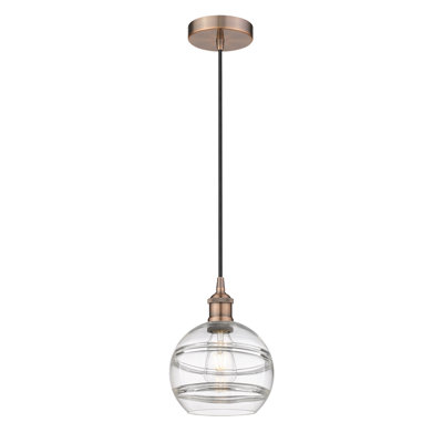 Luminaire suspendu 1 lumière Edison Bienes-616-G556