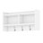 4-In-1 Detachable Hall Tree With Storage And 7 Hooks, Multiple Functions Hallway Coat Rack With Storage Drawers And Cabinet Shoe Bench For Entryway Hallway-1211563003