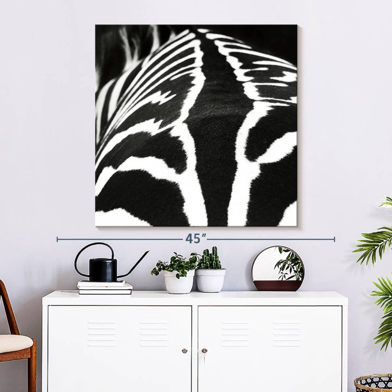 Brampt Zebra Stripes Pattern VI, 33" H x 33" W