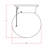 Whitmer Glass Flush Mount-29271824-29271821