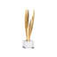 Vase feuille d'or