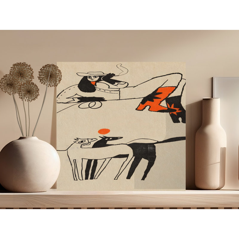 Morman Wrapped Canvas Print Set, 14x14