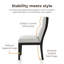 Chaise capitonnée Airion