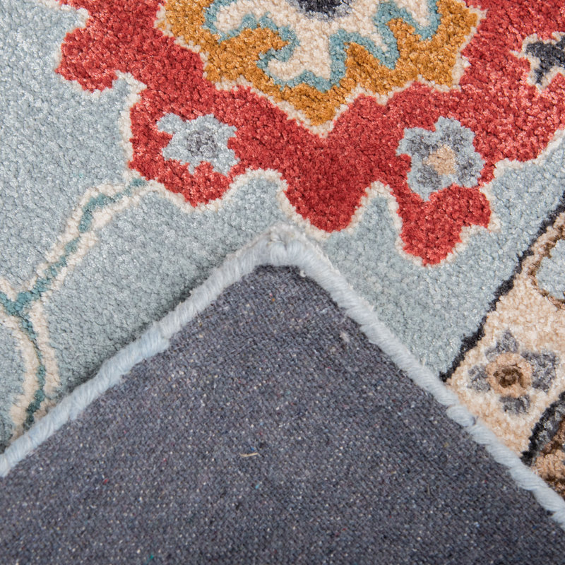 Tapis en laine / touffeté à la main Tencel, Rectangle 5 pi x 7 pi 9 po
