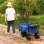 Chariot de plage pliant Wagon Garden (bleu)-118414739-118414741