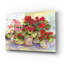  'Spring Geraniums' by Kathleen Parr Acrylic Glass Wall Art, 16" x 12"