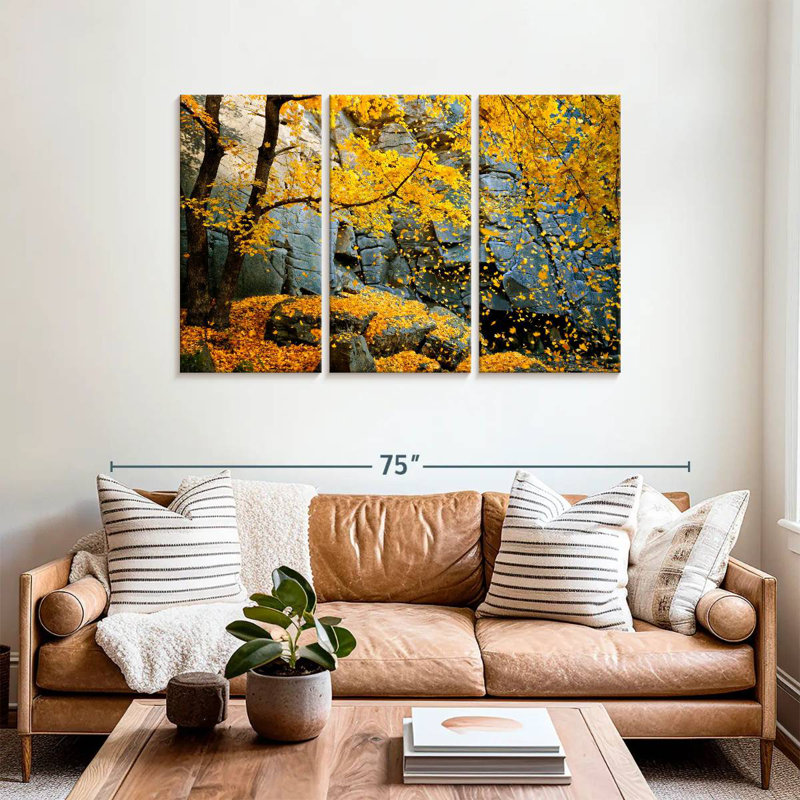 Harnek Falling Leaves, 36" H x 57" W