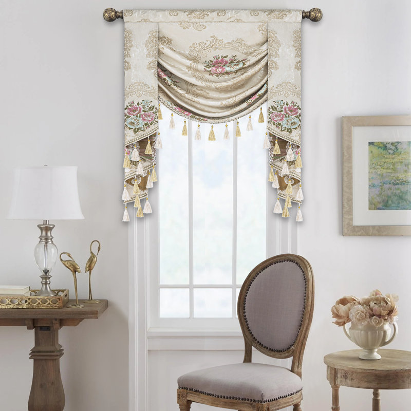 Riney Swag Window Valance, 39" W x 45" L