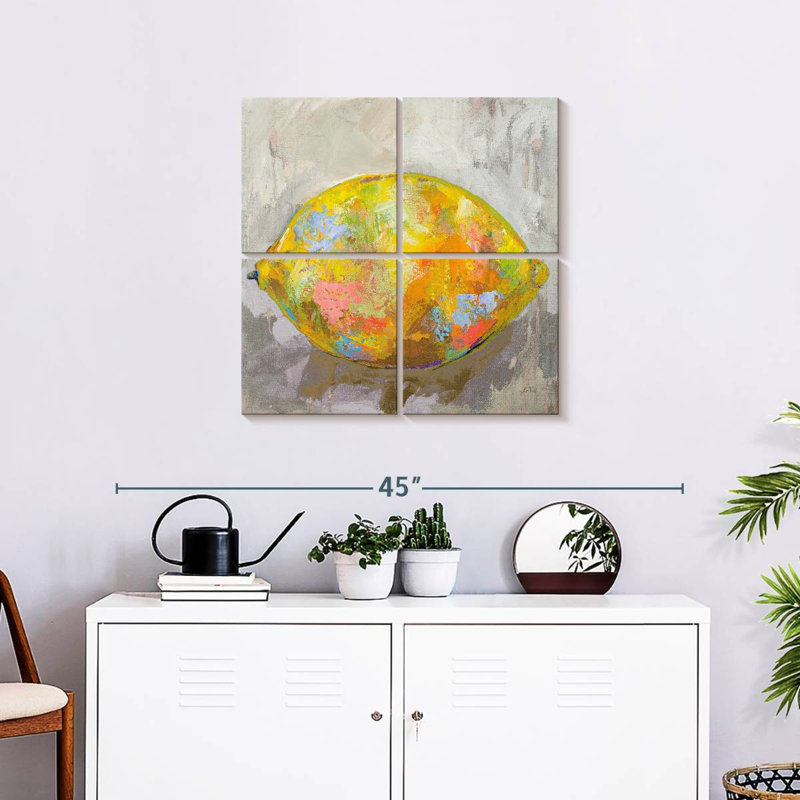 Yarlin Lemon Neutral, 26" H x 26" W