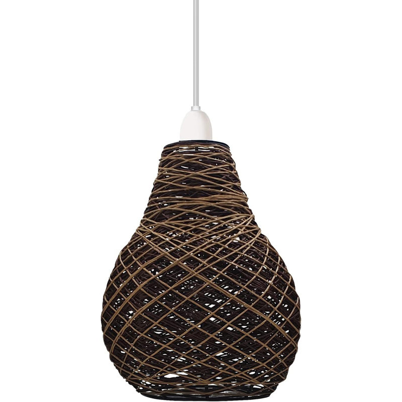 5 - Light Brown Chandelier Pendant, No