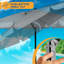 SUNMER 2M Beach Umbrella with Tilt Mechanism-439626678
