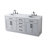 Ahner 72 inch Double Bathroom Vanity-1212331110