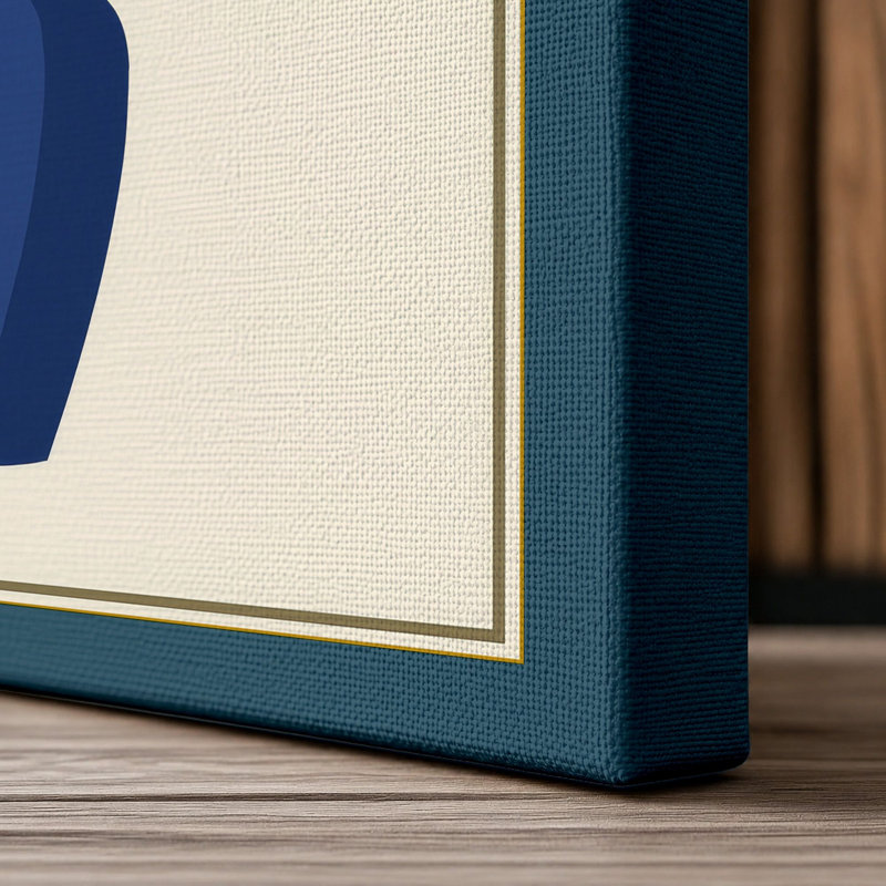 Print, 36x24 - 91.4 x 61.0 cm, Teal Border