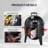 3-in-1 Round Charcoal Smoker Grill, Portable Outdoor BBQ Smoker and Fire Pit