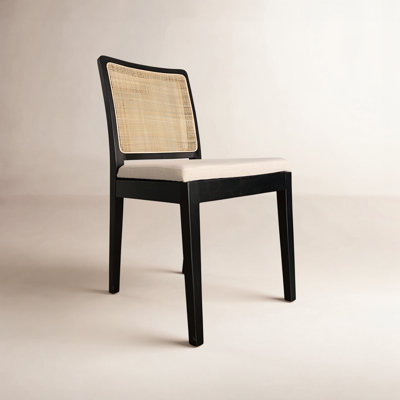 Chaise d'appoint rembourrée en coton Torrian
