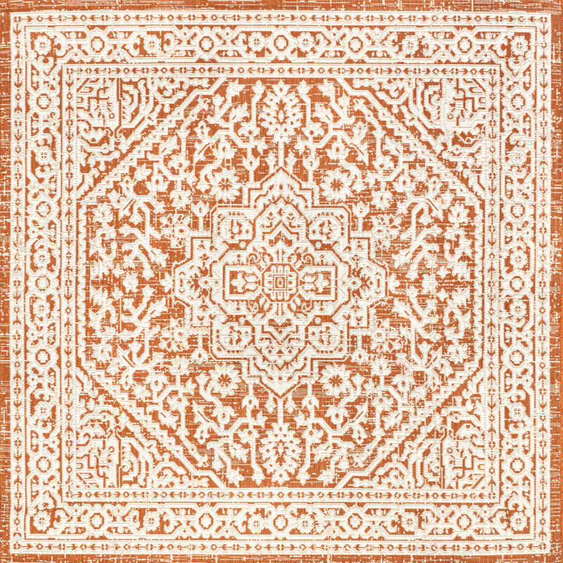 Tapis intérieur / extérieur Moten, Carré 5 pi 3 po