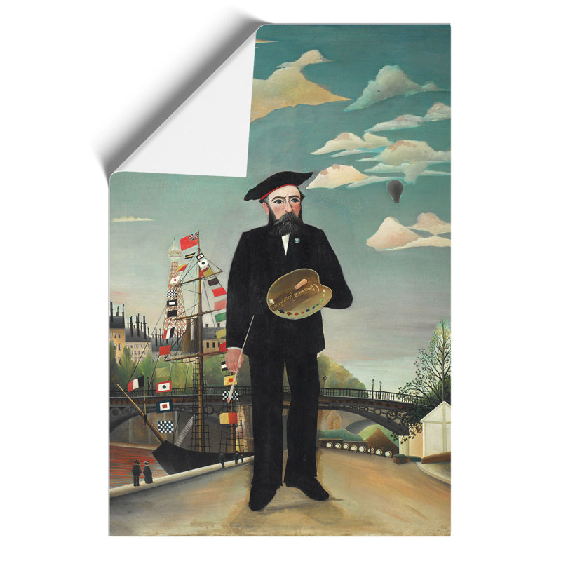 Self-Portrait by Henri Rousseau - No Frame Painting, 42cm H x 30cm W x 0.1cm D