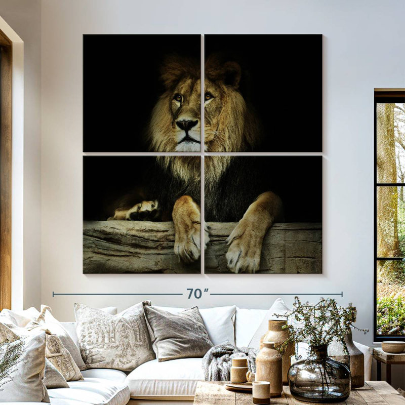 Brampt Imperious Lion, 57'' H x 57'' W