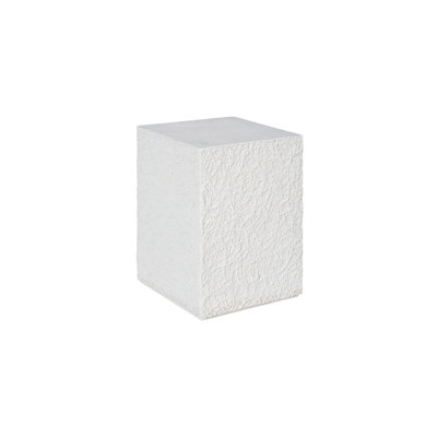 String Theory Pedestal, White Stone