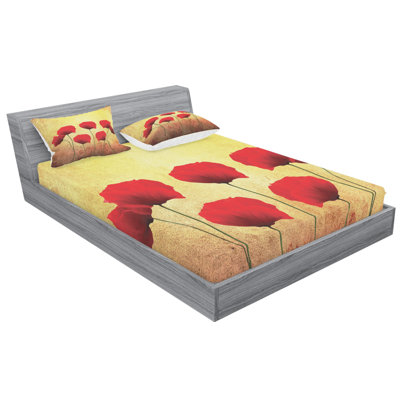 Poppy Microfiber Sheet Set