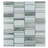 Initial Cuboid 11.82 in. x 11.82 in. Geometric Glossy Glass Mosaic Tile-40611750
