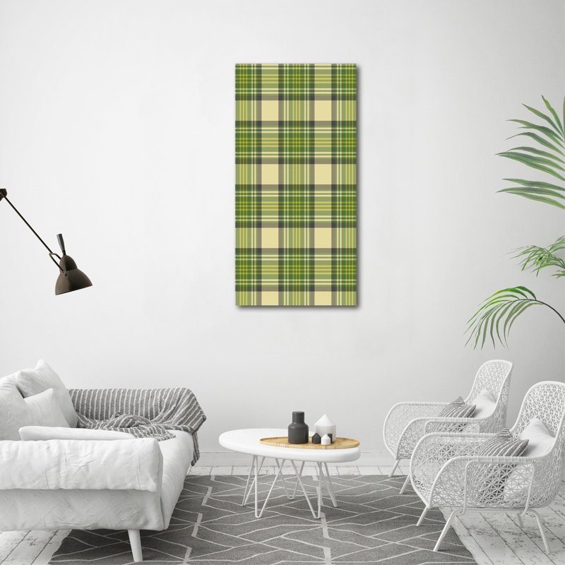 Green Trellis - Wrapped Canvas Print