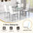 Suhani 4 - Person Glass Top Four Leg Dining Set-1290101021-1290101018