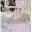 Literie 4 pièces pour lit de bébé Flower Medley