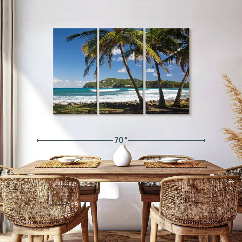 Gillard Caribbean St. Lucia Beach, H 36 po x l 57 po