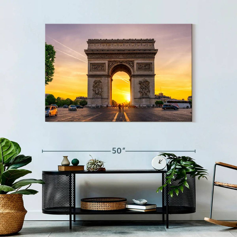 Ravi Paris Arc De Triomphe Sunset, 32" H x 48" W