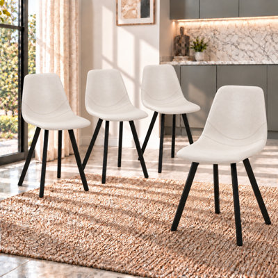 Chaise de salle à manger en cuir Annalise