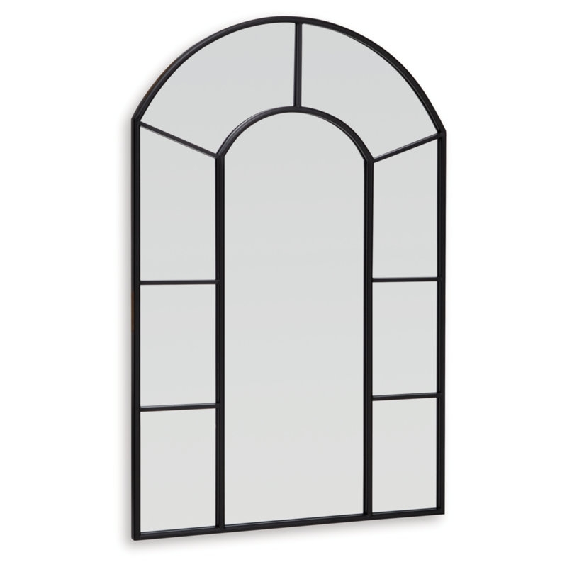 Sulser Metal Window Pane Wall Mirror