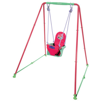 Peppa Pig Metal Swing Set with