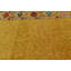 Tapis oriental moderne unique en or 7 x 9 de conception unique