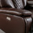 40.6" Wide Modern Diamond Home Theater Recliner With Power Button And USB (Set of 3)-1869131969