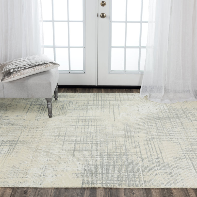Wool Abstract Indoor Rug, Rectangle 8' x 10'