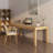 Burlywood Rectangular Solid Wood desks-668470428
