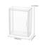 Wall Mount Transparent 3-Tier Storage Display Case