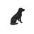 Noble Labrador Sitting Statue-1482216883