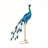 35-Inch Regal Metal Peacock Figurine – Vibrant Multi-Color Garden Statue with Iridescent Plumage