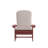 Rankins All-Weather Poly Resin Wood Adirondack Chairs with Cushions-1580249116