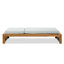 Chaise longue d'extérieur en acacia Teri