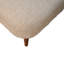 Isiah 40cm Wide Square Solid Colour Footstool Ottoman