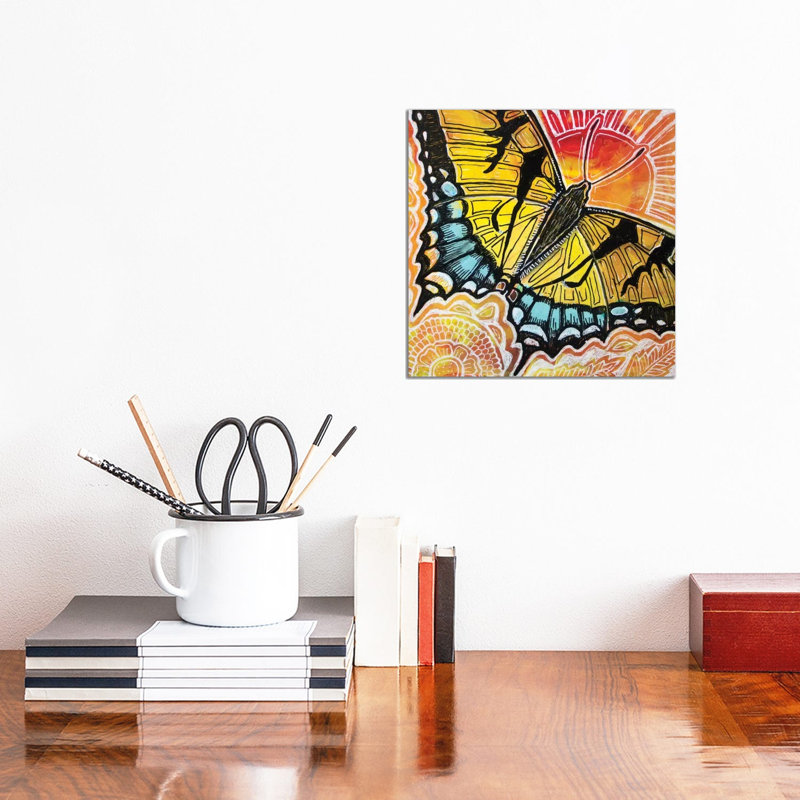 Swallowtail by Lynnette Shelley - Wrapped Canvas Painting, 30.48 cm H x 30.48 cm W