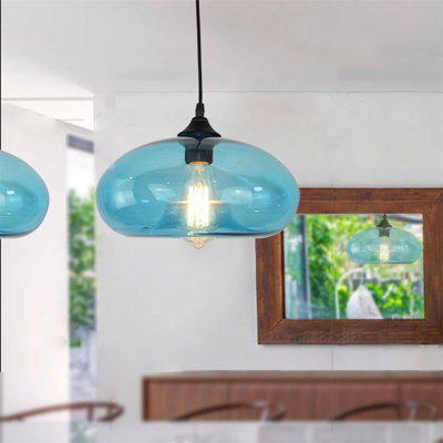 28 cm Lampenschirm aus Glas