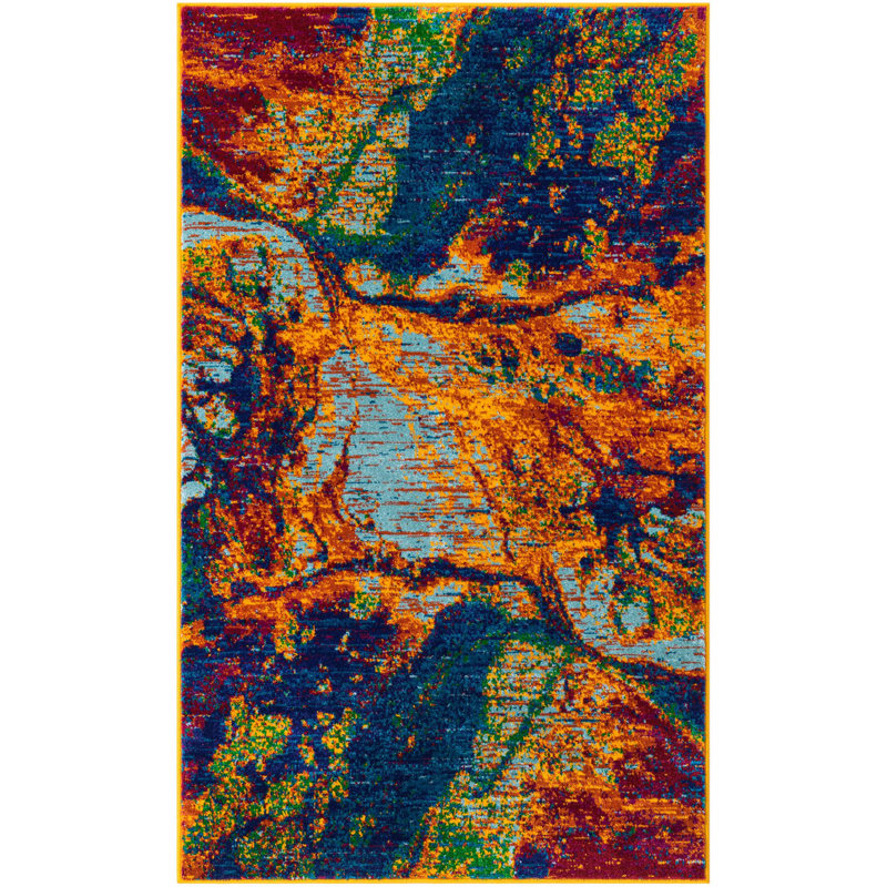 Markon Abstract Indoor Rug, Rectangle 3'3" x 5'3"