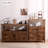 Brown Solid Wood Sideboard-1501349261