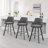 Swivel Linen Upholstered Bar Stool with High Back (Set of 3)-1084916174-1084916211-1084916208