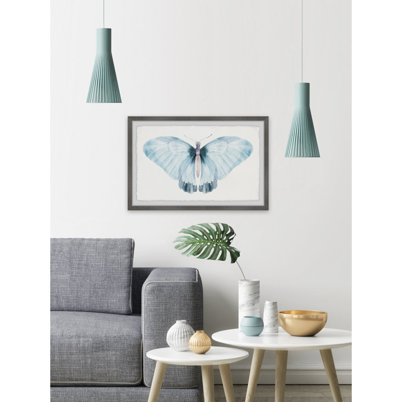 Winged Beauty 1 Piece Single Picture Frame Painting, 20cm H x 30cm W x 3.81cm D