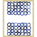 Phases In Step 1 Blue/Gold Painting by Studio NYC Design